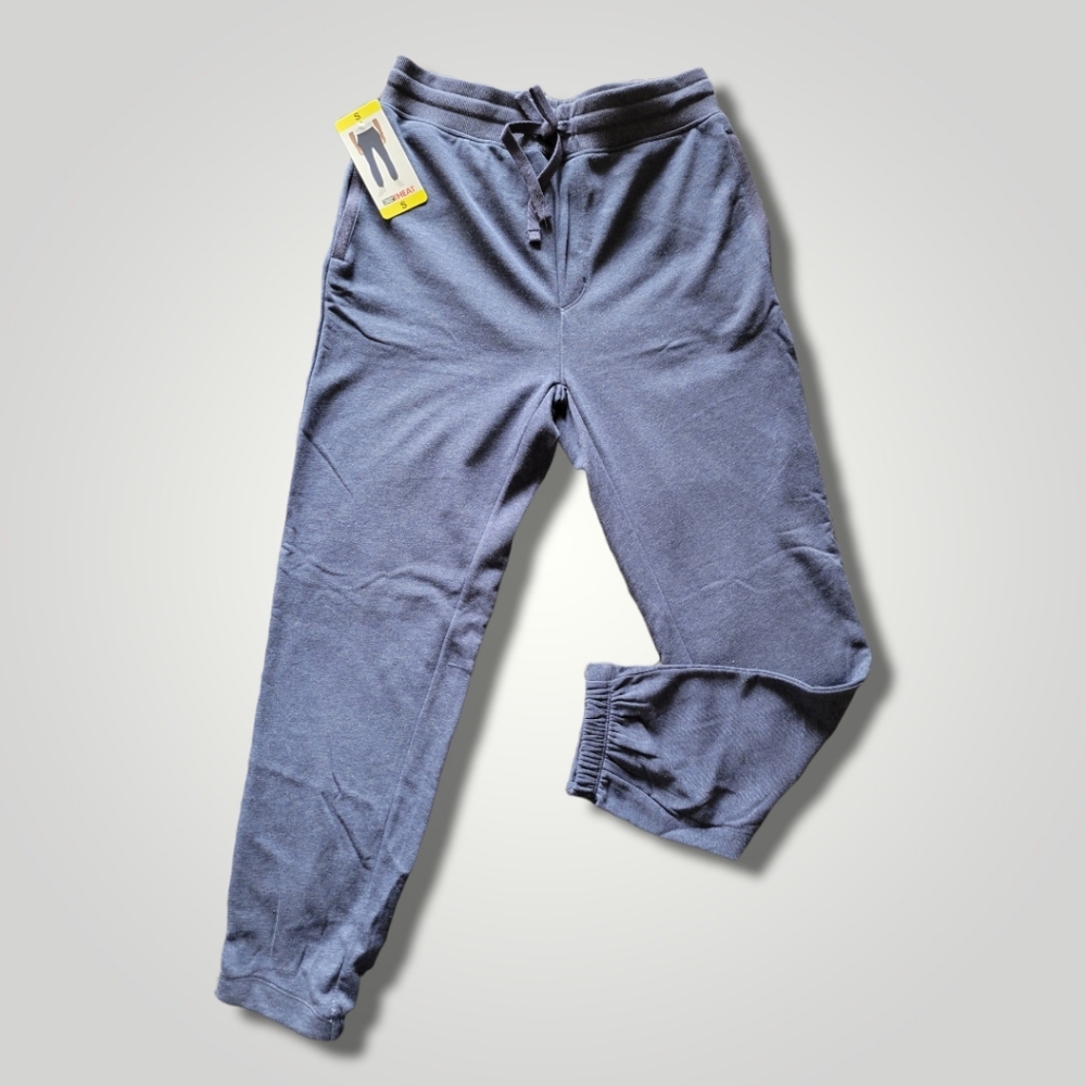 32 DEGREES HEAT  Men's Sweatpants Pockets Blue Drawstring Jogging  Size Small